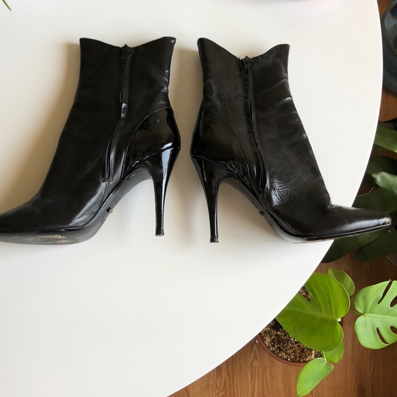 Jerome C. Rousseau VINTAGE Leather Stiletto Bootie - Picture 5 of 12
